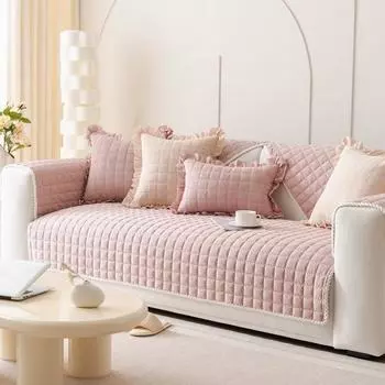 Новая подушка для дивана, универсальная подушка на все времена года, современный простой чехол для дивана, новая подушка для сиденья, зимняя ткань для чехла 70*70cm