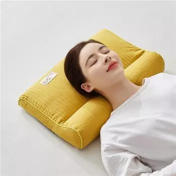 Новая подушка для шеи с обратным натяжением, обработанная камнем, из кожи гречихи 50x32cm армия зеленый