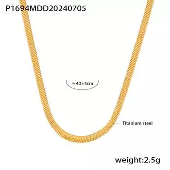 Новая подвеска из ракушки с натуральным камнем, цепочка с лезвием, наборная, Dai Feng, женская, легкая, роскошная, титановая сталь, покрытая 18-каратным золотом