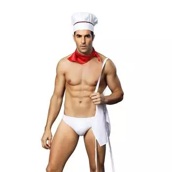 Новая полицейская мужская сексуальная форма для ролевых игр, одежда для соблазнения one size fits all белый