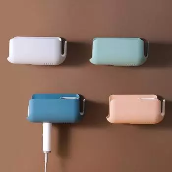 Новая полка для ванной комнаты, кронштейн для фена, намотка, бесплатная штамповка, многофункциональная стойка для хранения, фен S зелёный