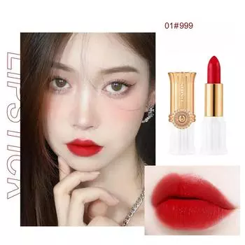 Новая помада с антипригарным покрытием, невыцветающая помада с антипригарным покрытием, легкая, матовая, водонепроницаемая и устойчивая к поту, красочная помада для макияжа