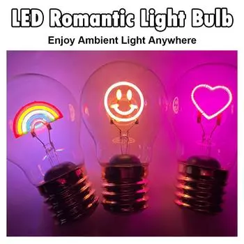 Новая популярная винтажная светодиодная лампа Эдисона, большой глобус A70, сердце, стрела Купидона, USB-аккумулятор, постоянный ток 5 В, E27, специальная декоративная лампочка Heart