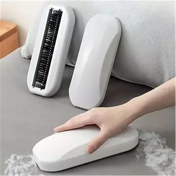 Новая портативная щетка для удаления шерсти домашних животных, ручная роликовая щетка для ворса, свитера, одежда для дивана, скребки для животных, собак, кошек, инструменты для чистки 1PCS серый