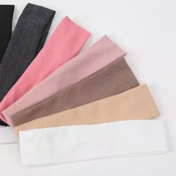 Новая повязка на голову унисекс, спортивные эластичные повязки для волос для бега, повязка для волос для йоги, женская и мужская модная повязка для макияжа, обруч для волос, аксессуары для волос розовый