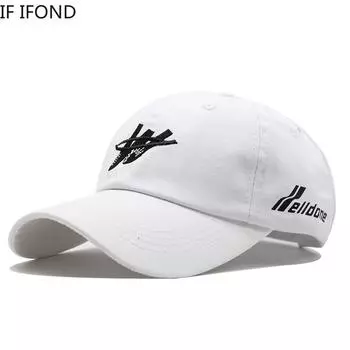 Новая повседневная хлопковая бейсболка для женщин и мужчин, модная шляпа Snapback с вышивкой, летние козырьки, шляпы в стиле хип-хоп, Casquette 56-60cm