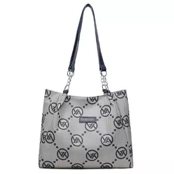 Новая повседневная сумка через плечо для женщин, модная однотонная ткань Оксфорд, устойчивая к брызгам, простая и универсальная модная сумка через плечо 35X11X29CM синий