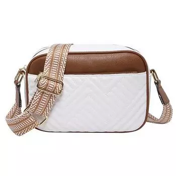 Новая повседневная сумка через плечо с цветными блоками, универсальная и стильная сумка через плечо в стиле ретро, высококачественная и простая женская сумка.