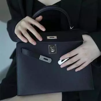 Новая повседневная сумка из натуральной кожи с пряжкой из кожи с принтом от руки, универсальная сумка через плечо на одно плечо 25x7x17cm светло-синий