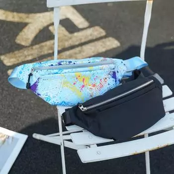 Новая повседневная сумка на грудь, большая вместимость, поясная сумка