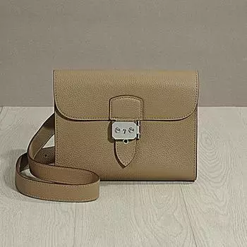 Новая повседневная сумка с диагональным ремешком из коровьей кожи, большая вместительная сумка через плечо из натуральной кожи, сумка двойного назначения 21x5x17cm чёрный