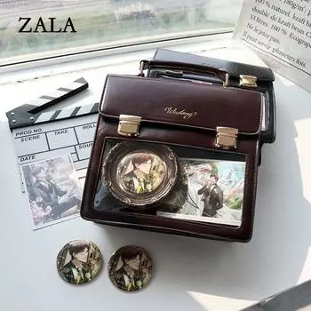 Новая повседневная универсальная прозрачная сумка-мессенджер через плечо, сумка-тоут на два плеча, сумка-бар для женщин [Caramel Fangqiao] коричневый