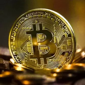 Новая позолоченная монета Bitcoin, коллекционная художественная коллекция, подарок, физическая памятная монета Casascius Bit BTC, металлическая антикварная имитация