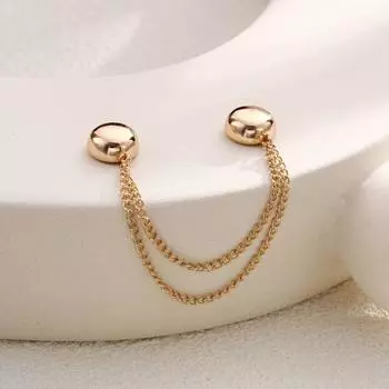 Новая прочная магнитная брошь с фиксированной застежкой на ножке, магнитная присоска, бесшовная пряжка, цепочка, пряжка для броши, шелковый шарф, застежка золотой