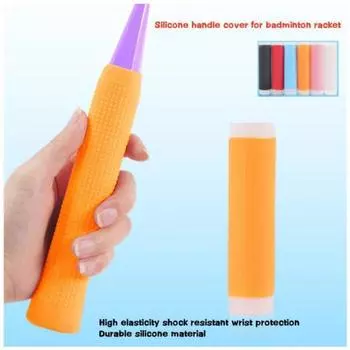 Новая профессиональная резиновая противоскользящая и износостойкая силиконовая ручка для ракетки для бадминтона, чехол для ручки удочки