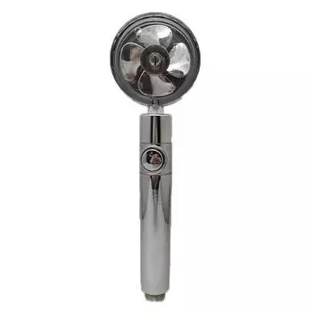 Новая пропеллерная душевая головка с хлопковым фильтром, турбонаддувом, ручная душевая насадка высокого давления