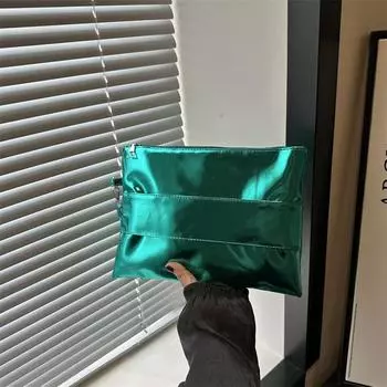 Новая простая и модная маленькая квадратная сумка, простая и модная сумка-клатч для женщин 2024 года, летняя повседневная сумка-клатч большой вместимости для женщин чёрный