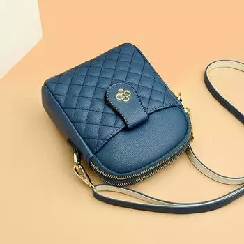 Новая простая и универсальная сумка через плечо Four Seasons женская мини-сумка для мобильного телефона Diamond Изысканная и модная сумка через плечо