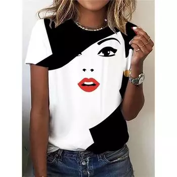 Новая простая модная повседневная элегантная футболка с коротким рукавом и круглым вырезом, женская высококачественная удобная дышащая футболка S