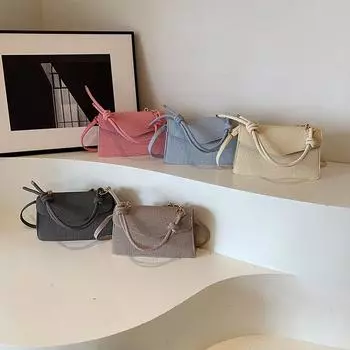 Новая простая повседневная модная сумка на одно плечо, популярная летняя сумка через плечо этого года, модная маленькая квадратная сумка