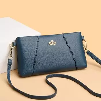 Новая простая сумка через плечо для женщин, однотонная сумка из искусственной кожи, женская роскошная сумка через плечо, повседневный маленький кошелек для девочек