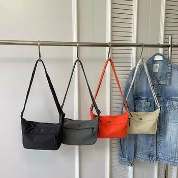 Новая простая женская сумка для поездок на работу, модная и универсальная сумка-пельмень на одно плечо, повседневная модная легкая сумка через плечо