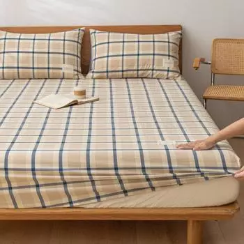 Новая простыня, цельный моющийся хлопковый чехол для кровати, матрас Simmons, пылезащитный цельный чехол, полный комплект, нескользящий 90cmx200cm