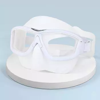Новая противотуманная маска с большой оправой и высокой четкостью для фридайвинга, снаряжение для подводного плавания, полнолицевые очки для подводного плавания с большой оправой