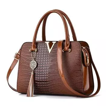 Новая прямая продажа модная тисненая женская сумка большая вместимость дизайнерские сумки через плечо высококачественная женская сумка-шоппер