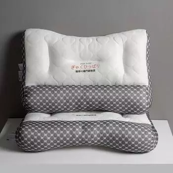 Новая японская латексная подушка для защиты шеи от натяжения, сердечник подушки, 1 шт., 48x74 см, пена с эффектом памяти, съемная, можно стирать в стиральной машине 48x74cm