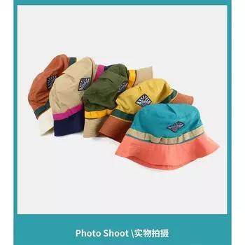 Новая японская спортивная шляпа-ведро для активного отдыха, подходящая по цвету, складная, быстросохнущая, летняя, солнцезащитная, альпинистская, водолазная шляпа M56-58cm озеро синий