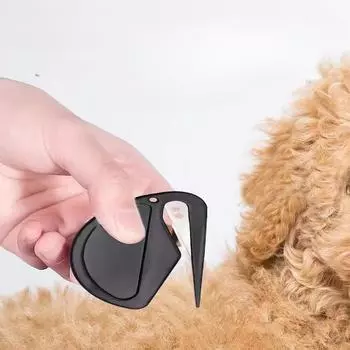 Новая расческа для кошек и собак, расческа с открытым узлом, расческа для кошек, щенков, шерсть, триммер, расческа с лезвием, расческа для кошек, щетка для кошек чёрный