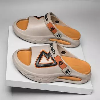 Новая распродажа, летние мужские сандалии из ЭВА, повседневные мужские тапочки, легкие нескользящие мужские модные тапочки, пляжная садовая обувь для мужчин 39