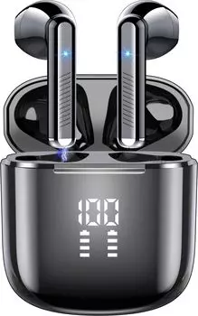 Новая разработанная модель беспроводных наушников Bluetooth Популярный цифровой светодиодный дисплей Бинауральный ENC Шумоподавление До 25 часов воспроизведения