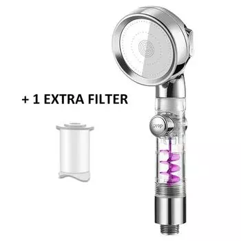 Новая регулируемая насадка для душа, 3 режима, регулировка высокого давления, остановка воды одним касанием A