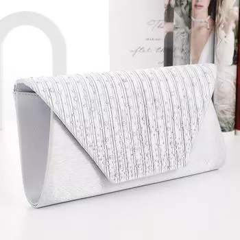 Новая ретро легкая роскошная инкрустированная бриллиантами ручная простая модная темпераментная вечерняя маленькая и портативная одноплечевая вечерняя сумочка 26*13.3cm*5cm серый