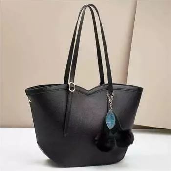 Новая ретро сумка большой емкости женская простая модная ручная сумка через плечо с небольшой сумкой-тоут для поездок на работу .