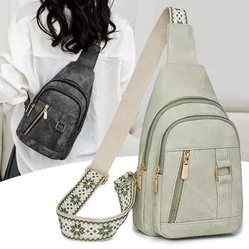 Новая ретро-сумка женская, большая вместимость, женская нагрудная сумка, простая и модная сумка через плечо, женская нагрудная сумка