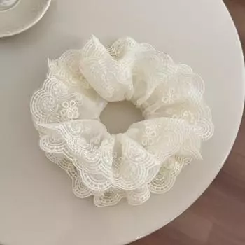 новая ретро универсальная кружевная многослойная резинка для волос «большой кишечник» для хвостика, пучка, резинка для волос, аксессуары для волос для женщин
