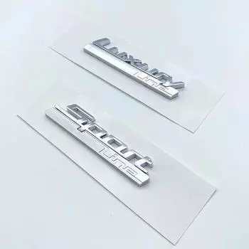 Новая роскошная эмблема Sport Line Fender для BMW 730 740 750 750Li, боковой логотип, Стайлинг автомобиля, ремонт, обновление, наклейка, хромированная и матовая Luxury Line 1pcs
