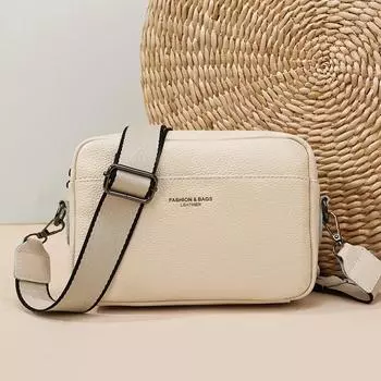 Новая роскошная сумка через плечо для женщин, кожаный многослойный модный кошелек, повседневная дизайнерская сумка-кошелек