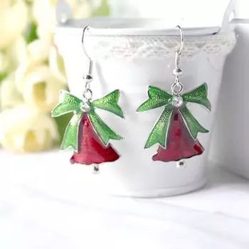 Новая рождественская коллекция, модные аксессуары Dripping Cartoon Small Fresh, рождественские колокольчики серебряный