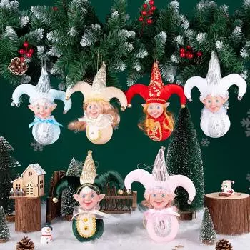 Новая Рождественский Эльф Мягкая Игрушка Украшение Дома Пара Эльф Фестиваль Кукла Игрушка Подарок На Новый Год Детская Комната Украшение Рождество