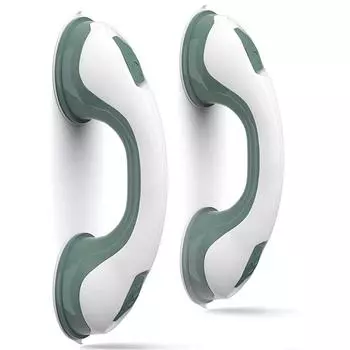 Новая ручка для душа, безопасная вспомогательная ручка, противоскользящая поддержка, безопасный поручень для туалета и ванной комнаты, вакуумная присоска, поручень на присоске 1pcs