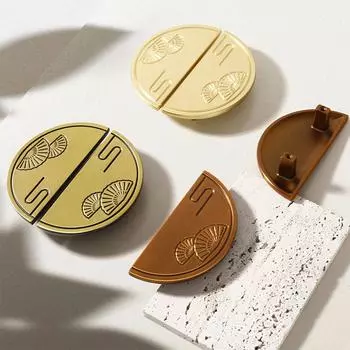 Новая ручка для ящика мебели в китайском стиле, антикварная латунная ручка для ящика, металлическая ручка для дома Style 1