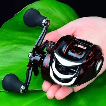 Новая рыболовная катушка Bait 18+1 Axis Fishing Reel 7:1:1 Высокое передаточное отношение Легкий вес Максимальное сопротивление 7 кг Катушка для ловли наживки Катушка для литья Рыболовные снасти Left Hand