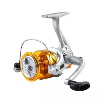 Новая рыболовная катушка с металлическим механизмом, спиннинговая катушка, специальная цена, гальванизированная головка, рыболовное колесо, катушка для заброса приманки, телескопическая рыболовная катушка R NF2000 золотой