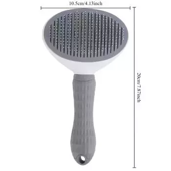 Новая щетка для чистки и удаления плавающей шерсти для кошек, массаж и расчесывание, чистящее средство для шерсти кошек, расческа для ухода за собаками и кошками серый