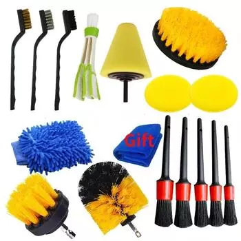 Новая щетка для мытья автомобиля Мягкая щетка Детальная щетка Инструменты для чистки салона автомобиля Щетка для чистки воздуховода кондиционера