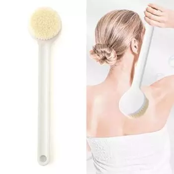 Новая щетка для ванны с длинной ручкой, отшелушивающий скраб, массажер для кожи, отшелушивающая щетка для ванной комнаты, щетки для чистки спины и тела, ванна, душ